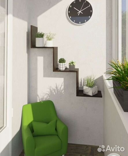 Полочка настенная деревянная