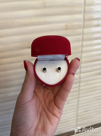 Серебряные сережки