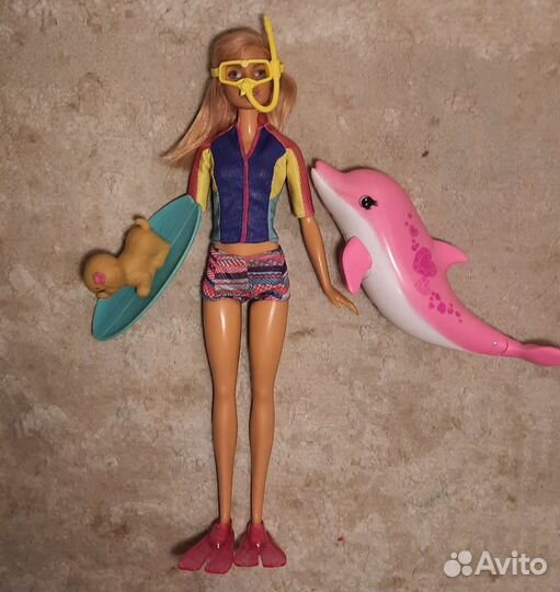 Кукла Барби и Бонус Дельфины с волшебного острова