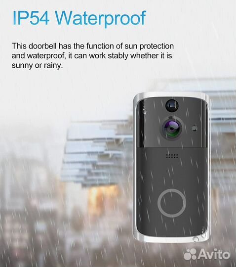Беспроводной дверной звонок с Wi-Fi