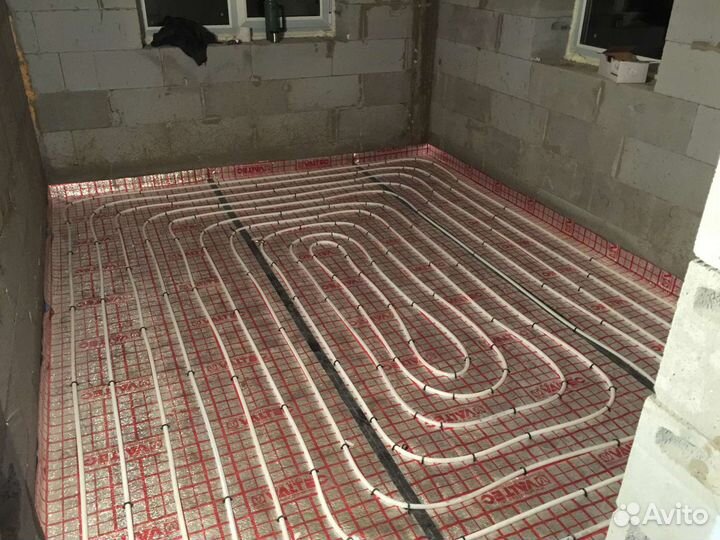 Водяные теплые полы монтаж