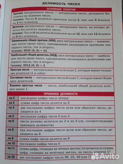 Справочник в таблицах