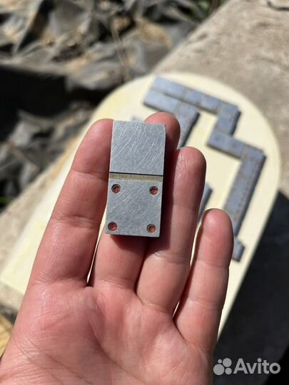 Домино СССР, алюминий. Комплектное