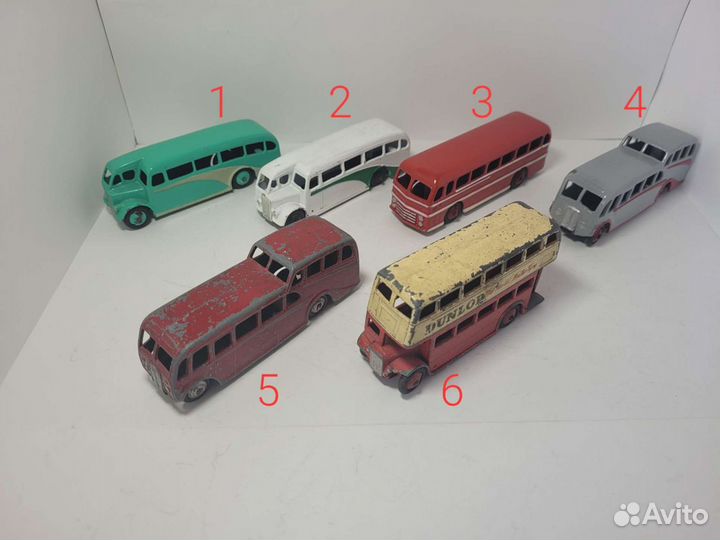 Dinky toys, динки, автобусы