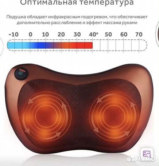 Массажная подушка Автомобильная ортопедическая