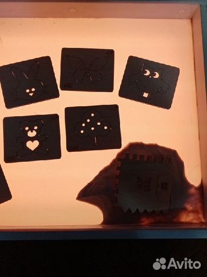 Световой стол песочница с крышкой