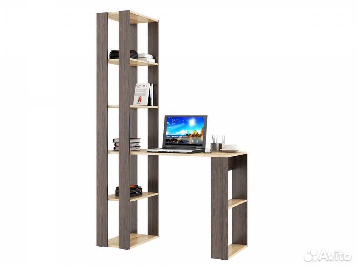 Стол письменный со стеллажом современный