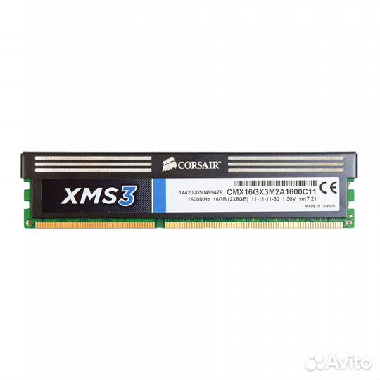 Б/У Оперативная память Corsair XMS3 8GB DDR3 CMX16