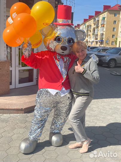 Ростовая кукла чебурашка, уточка,зайка, мишка