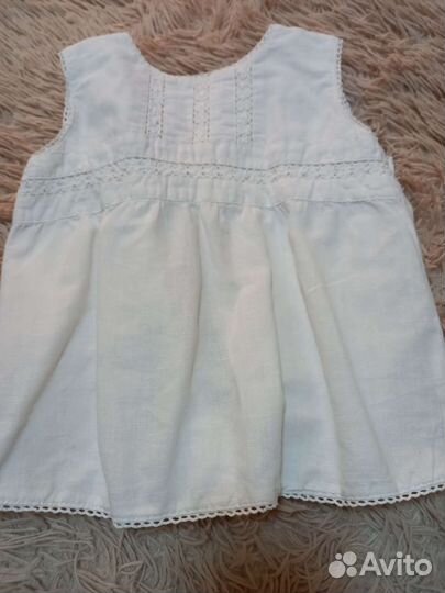 Льняная блузка 2-3 года H&M