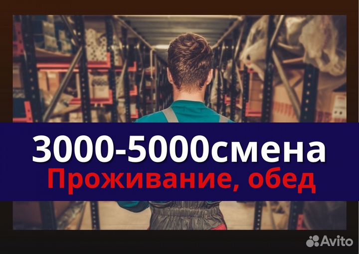 Комплектовщик. Выезд с Рязани в Мск Бесплатный