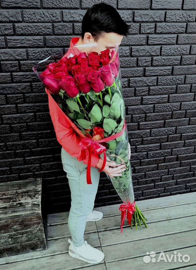 101 роза цветы букеты доставка 25 51 101 роза