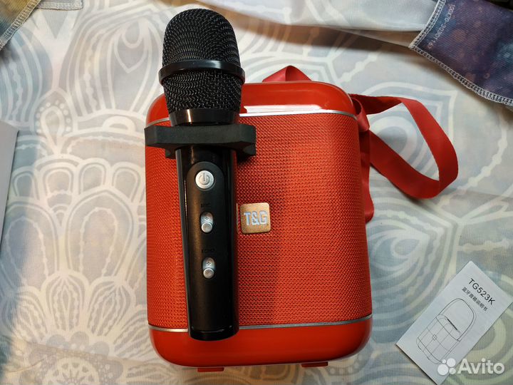 Переносная колонка T&G TG-523K с караоке