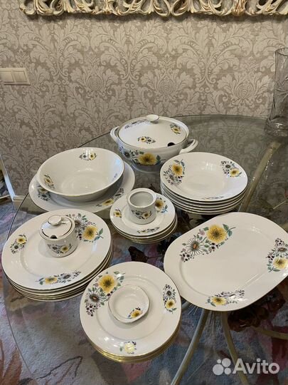 Столовый сервиз Porcelana фарфор антиквариат