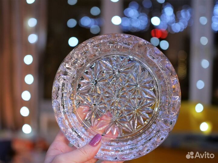 Пепельница хрустальная