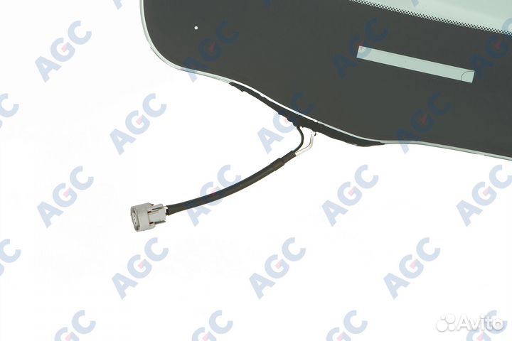 AGC toyota avensis 2003- стекло ветровое зеленое -С обогревом зоны дворников-дд- изм.шелк высота: 90