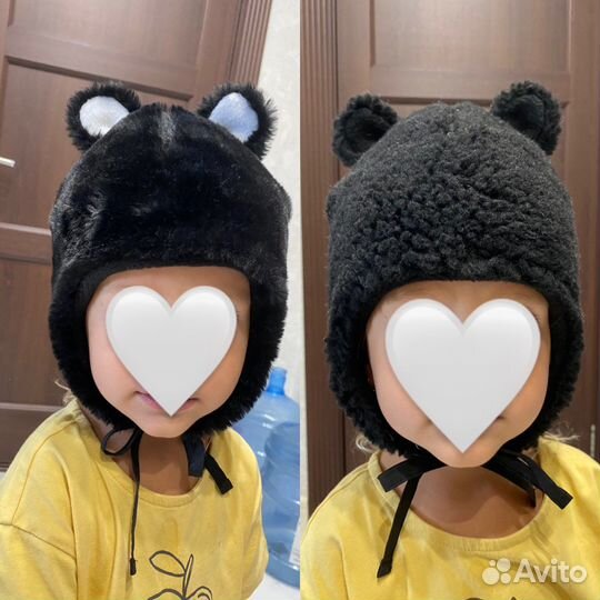 Новые шапочки мишка на 1,5 - 2,5 г