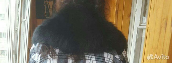 Воротник горжетка песец крашеный