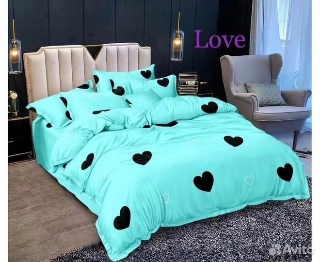 Новое постельное белье 2 спальное поплин