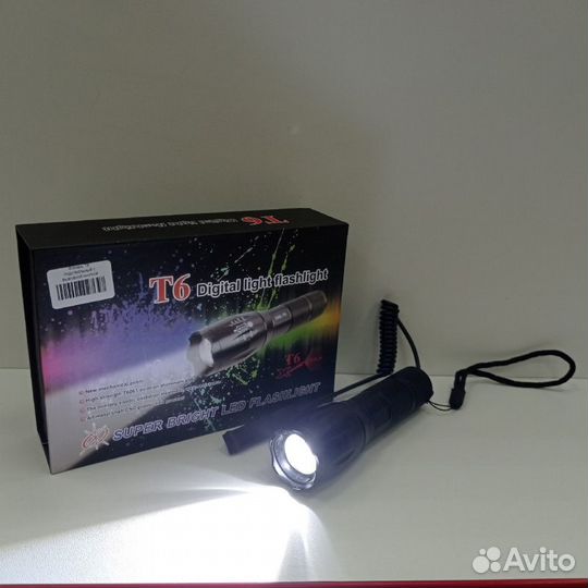Фонарь T6 подствольный с выводной кнопкой