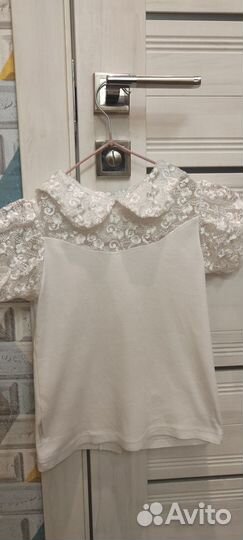 Блузки на девочку 122 128
