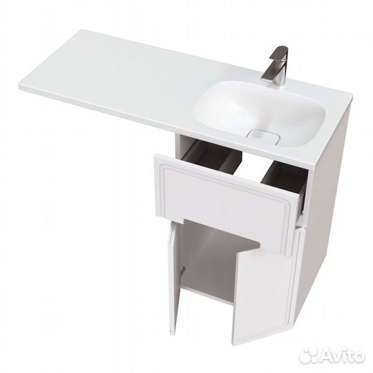 Тумба с раковиной Taliente Olejio 60 см белая