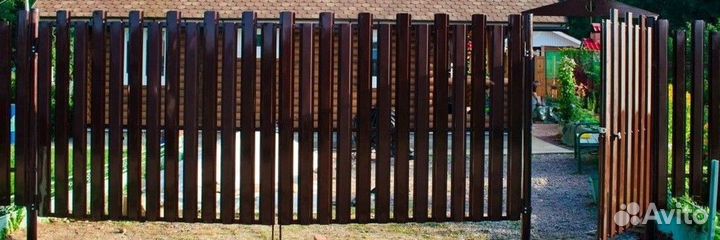 Горизонтальный штакетник