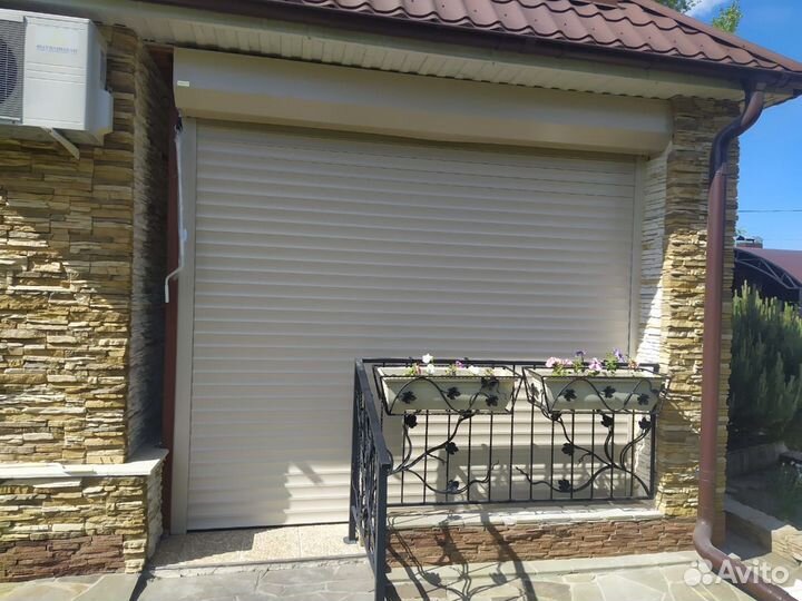 Ворота роллеты установка до 2х дн