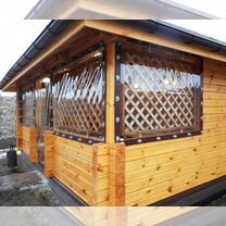 Мягкие окна на беседку. Гибкие окна