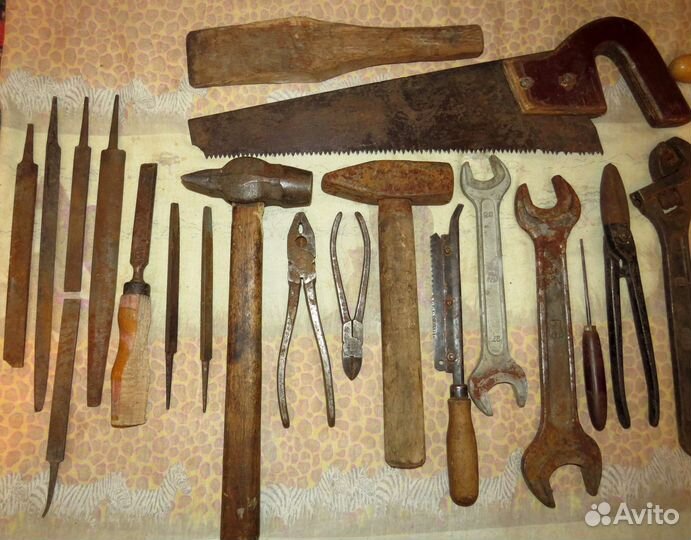 Винтажный ящик с инструментами СССР