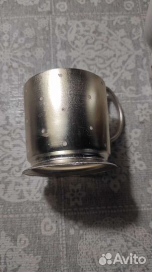 Подстаканник ссср.Алюминий