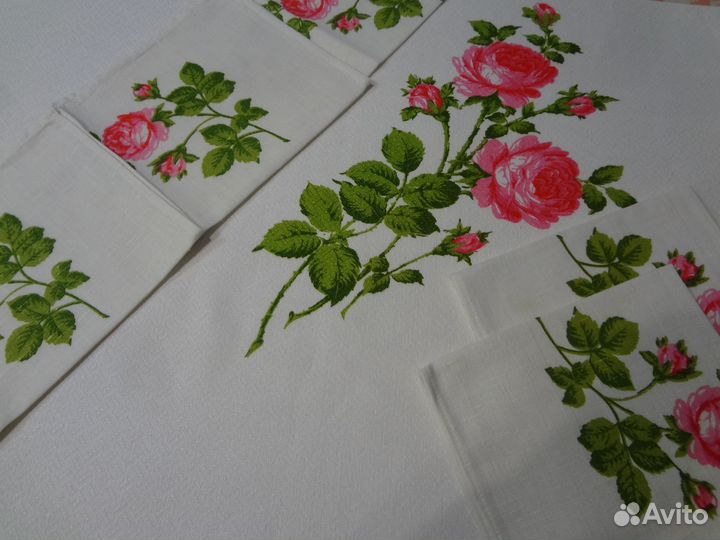 Льняные скатерти и полотенца