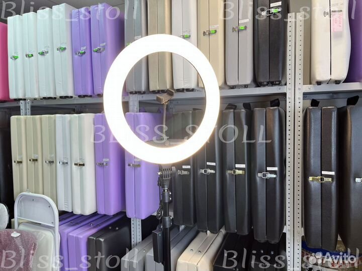 Кольцевая лампа 45 см с усиленным штативом