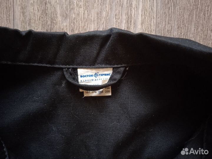 Черная форма охранника новая (один китель)