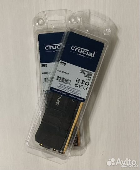 DDR4 Crucial Ballistix 2x8 16 Gb 3000 MHz