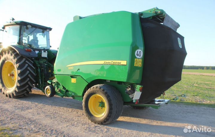 Пресс-подборщик John Deere 990, 2014