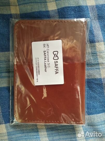 Обложка на паспорт кожаная новая