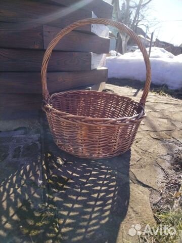 Корзина плетеная