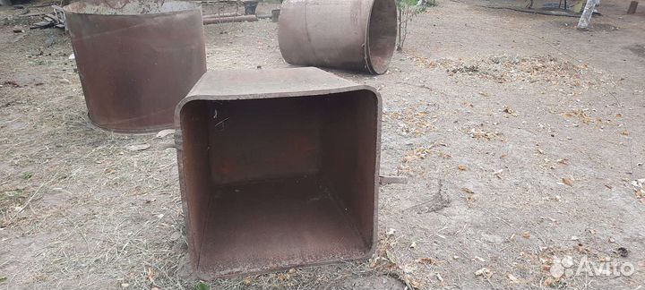 Бочки металлические бу, объём разный