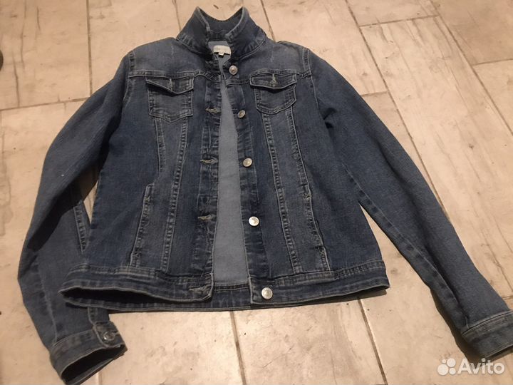 Джинсовая куртка на мальчика 164 рост