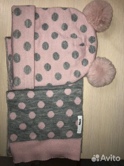 Комплект шапка, шарф