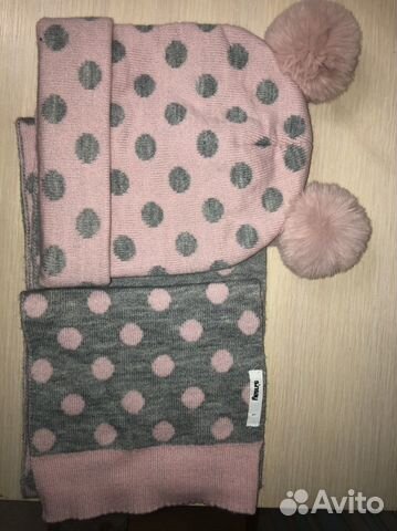 Комплект шапка, шарф