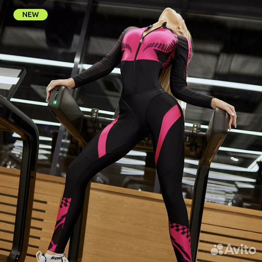 Комбинезон для фитнеса. M- L. Новый