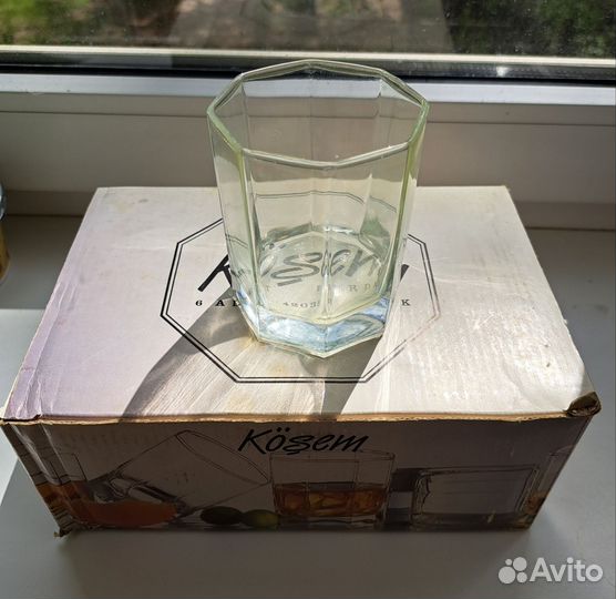 Набор стаканов для виски, сока, воды