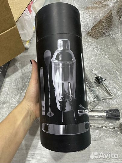 Набор для приготовления коктейлей шейкер