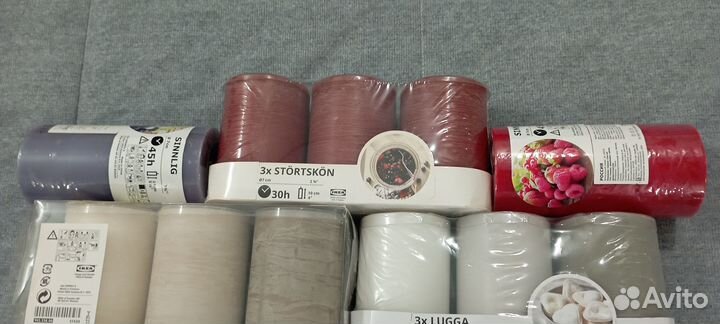 Свеча IKEA икеа ароматические формовые