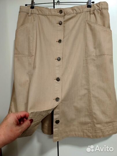 Юбка джинсовая большой размер