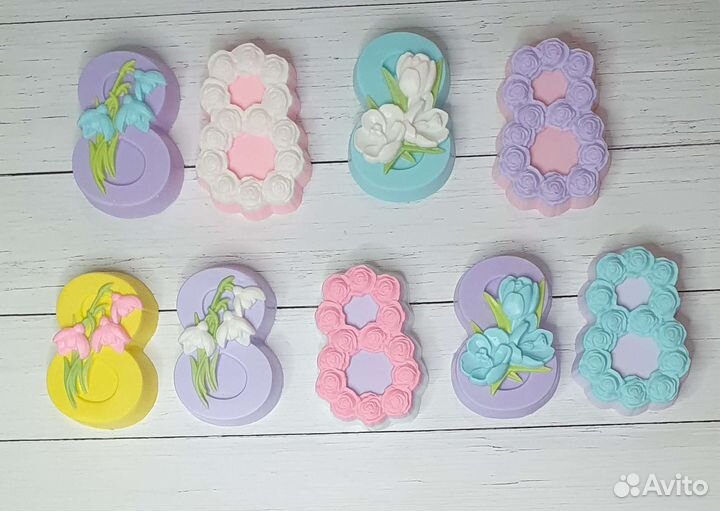 Мыло ручной работы на 8 марта, наборы, бомбочки