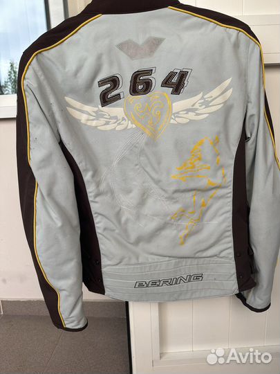 Мотокуртка женская с защитой текстильная