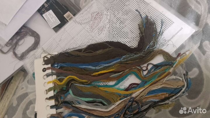 Схема для вышивания остатки от набора